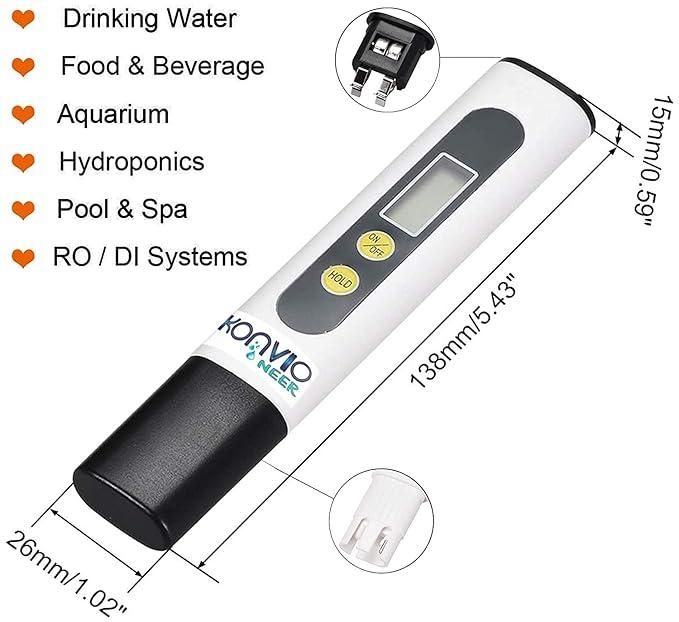 AquaPure SmartTDS™ – Digital Water Purity Tester