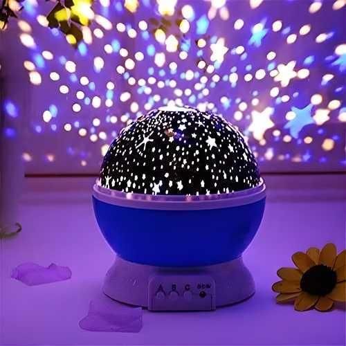 LunaGlow 360 – Star & Moon Projector Lamp