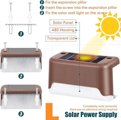 SolarGlow Edge Lights – Outdoor Solar Deck Lights (Pack of 4)