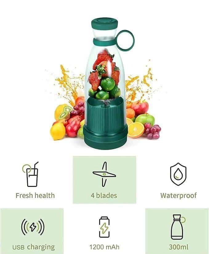 BlendGo Pro – Portable USB Rechargeable Mini Juice Blender