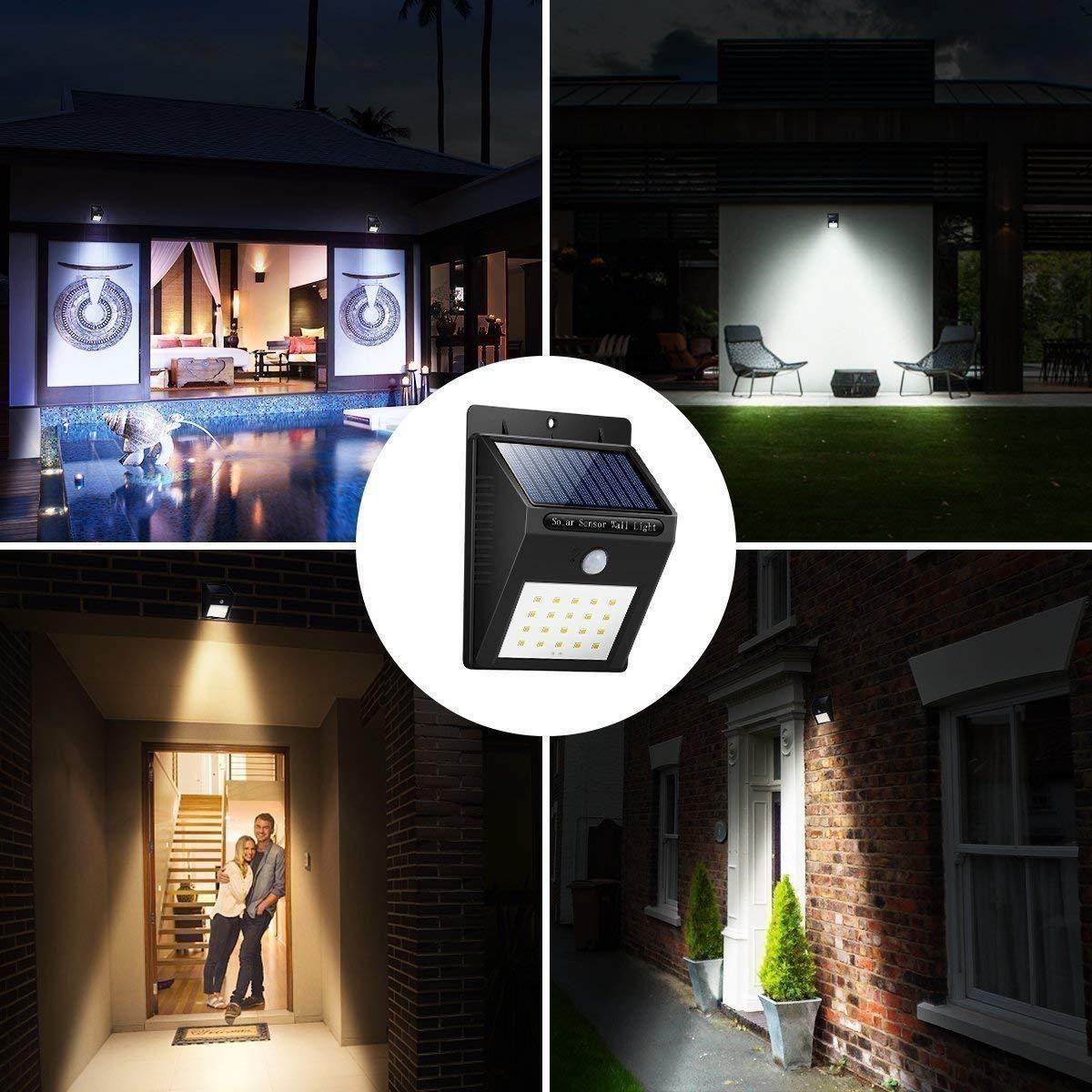 SolarGuard 20 – LED Motion Sensor Outdoor Security Light