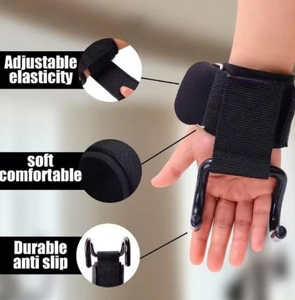 IronGrip Pro – Weight Lifting Hooks (Pair)