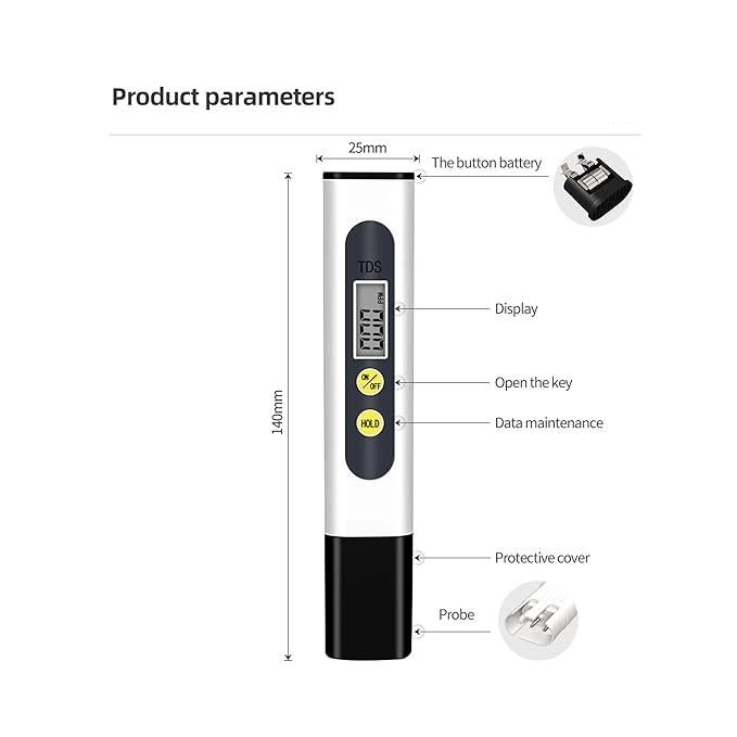 AquaPure SmartTDS™ – Digital Water Purity Tester