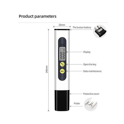 AquaPure SmartTDS™ – Digital Water Purity Tester