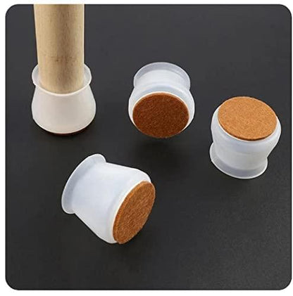 SilentGlide Pro™ – Silicone Chair Leg Protectors
