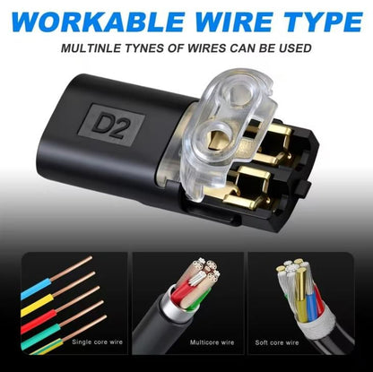 AquaLock Pro – 2-Pin Waterproof Cable Connectors (10 Pcs)