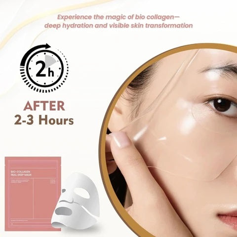 GlassGlow Bio-Collagen Mask™ – Overnight Hydrogel Face Mask (Pack of 3)