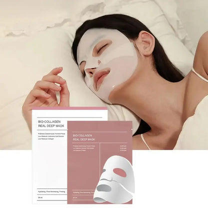 GlassGlow Bio-Collagen Mask™ – Overnight Hydrogel Face Mask (Pack of 3)