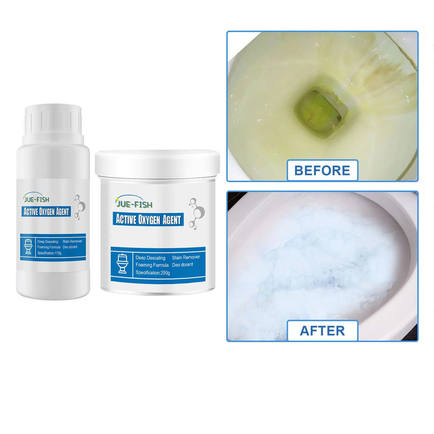 PureFlush Oxy Pro – Active Oxygen Toilet Cleaner (Pack of 2)
